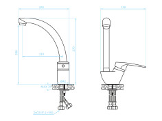 Küchenarmatur in Chrom ORIS... 2