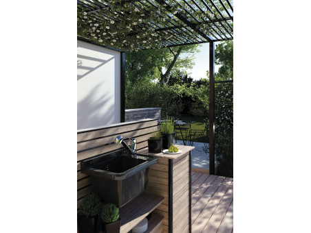 Küchenarmatur in Chrom ROSSO  Wasserhahn Küchenmischer