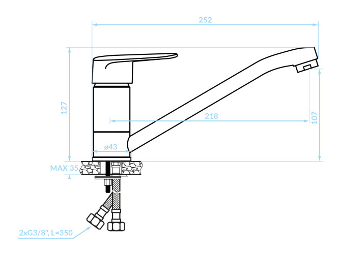 Küchenarmatur in Schwarz SAGRA... Küchenarmatur in Schwarz SAGRA...