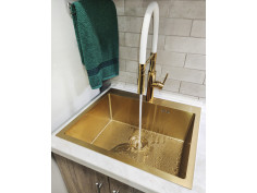 Küchenarmatur in Weiß-Gold... 2