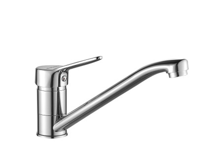 Küchenarmatur in Chrom TIBI  Wasserhahn Küchenmischer