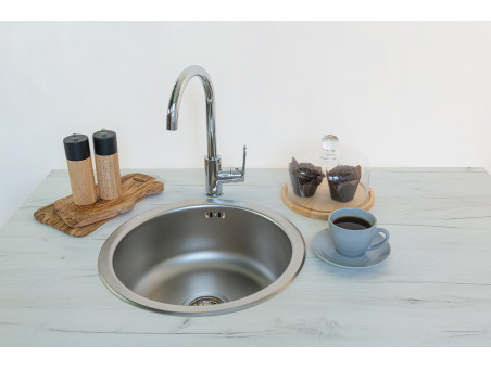 Küchenarmatur in Chrom DIMA  Wasserhahn Küchenmischer