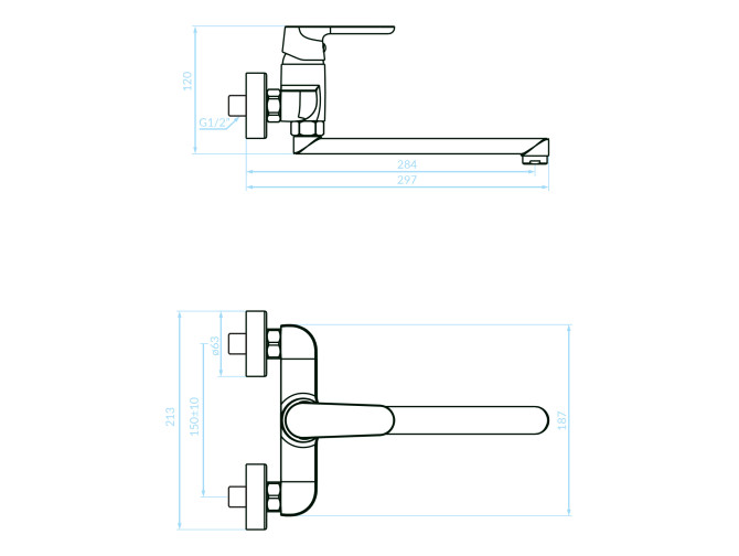 Küchenarmatur in Schwarz DIMA... Küchenarmatur in Schwarz DIMA...