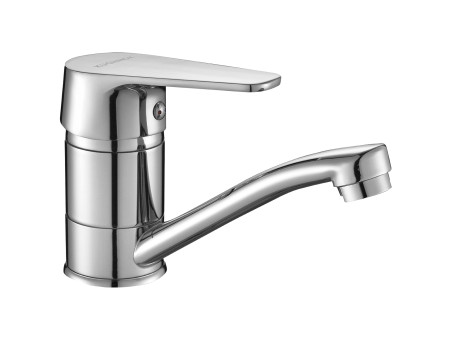 Waschtischarmatur in Chrom LUGA Kleine Wasserhahn Mischbatterie