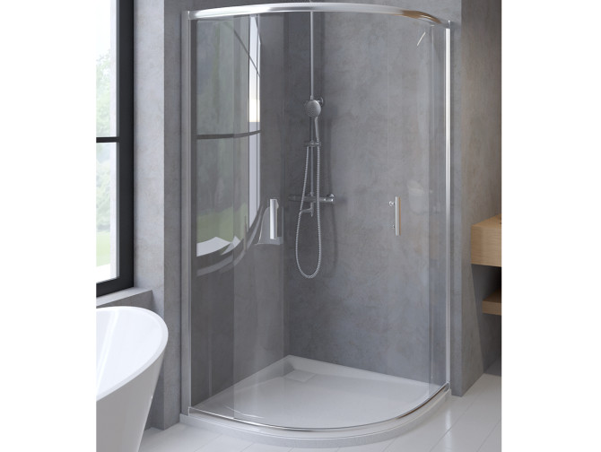Duschkabine Halbrund HELA 90x90 190...
