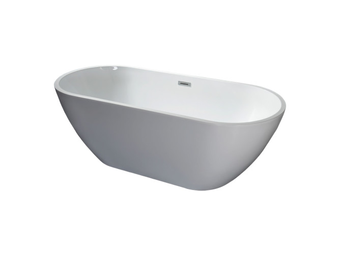 Freistehende Badewanne ASGER 170x75 +...