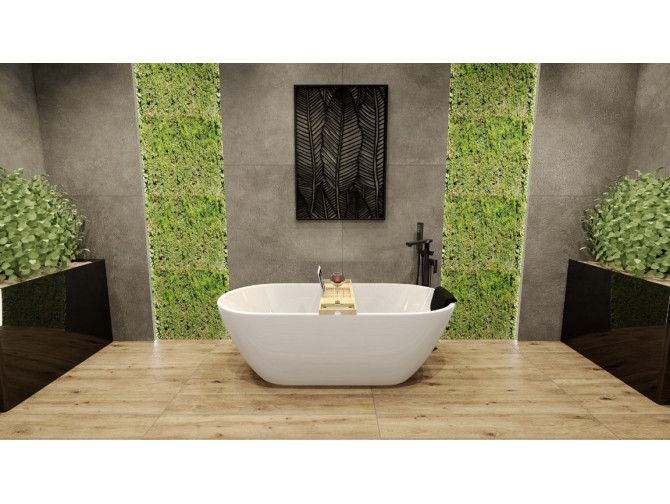 Freistehende Badewanne ASGER 170x75 +...