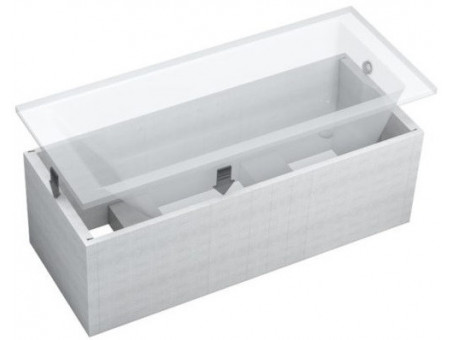 Badewanne Rechteck Elza 170x75 | Ablauf Viega & Füße GRATIS !