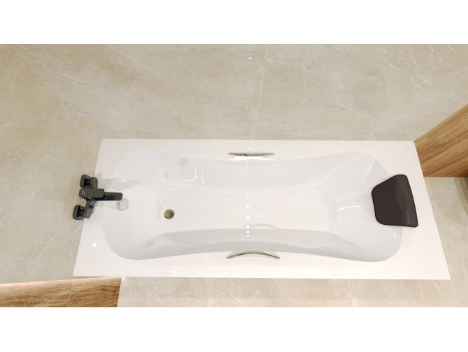Kopfstütze KODI für Badewanne in Schwarz