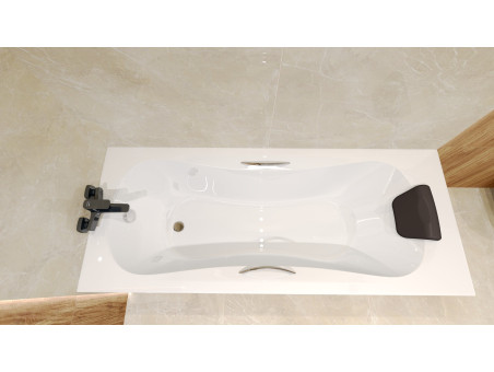 Kopfstütze KODI für Badewanne in Schwarz