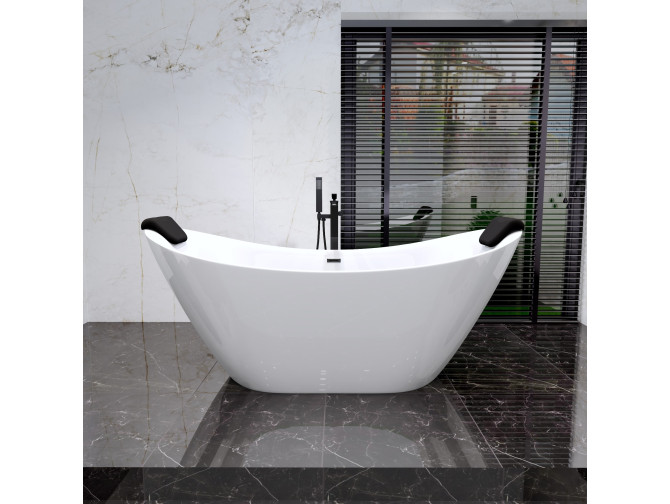 Kopfstütze KODI für Badewanne in Schwarz