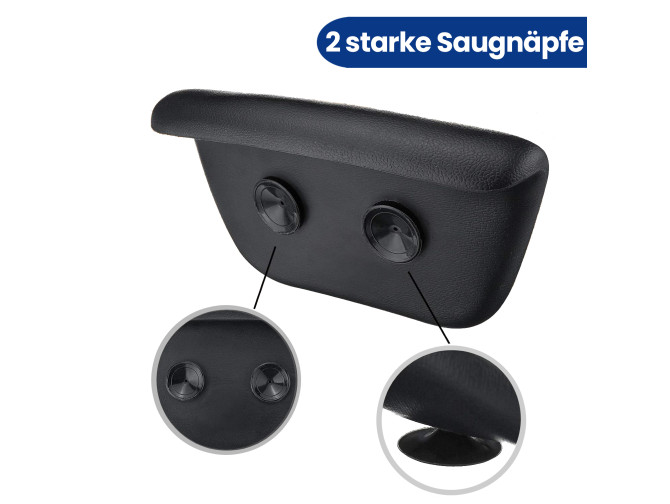 Kopfstütze KODI für Badewanne in Schwarz