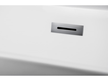 Freistehende Badewanne IVAR 180x80 + 2x Wannenkissen + Bambus Ablage | Ablauf Viega Klick-Klack im SET!