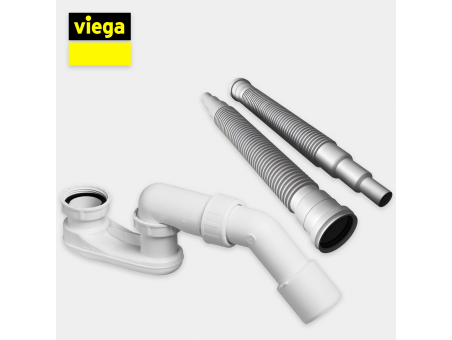 Freistehende Badewanne IVAR 180x80 + 2x Wannenkissen + Bambus Ablage | Ablauf Viega Klick-Klack im SET!