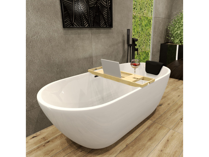 Freistehende Badewanne ASGER 170x75 +...