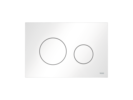 WC SET: Vorwandelement TECEbase + Toilette Rolo Schwarz + Schallschutzmatte + Betätigungsplatte in Weiß