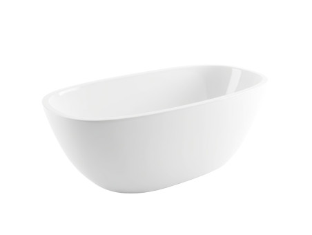 Freistehende Badewanne TOVE 170x80 | Ablauf Klick-Klack im SET!