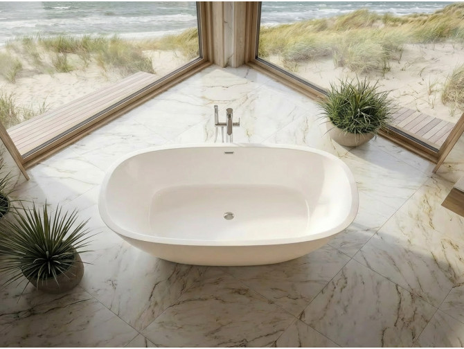Freistehende Badewanne TOVE 170x80 |...