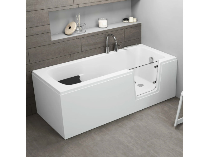 Freistehende Seniorenbadewanne mit...