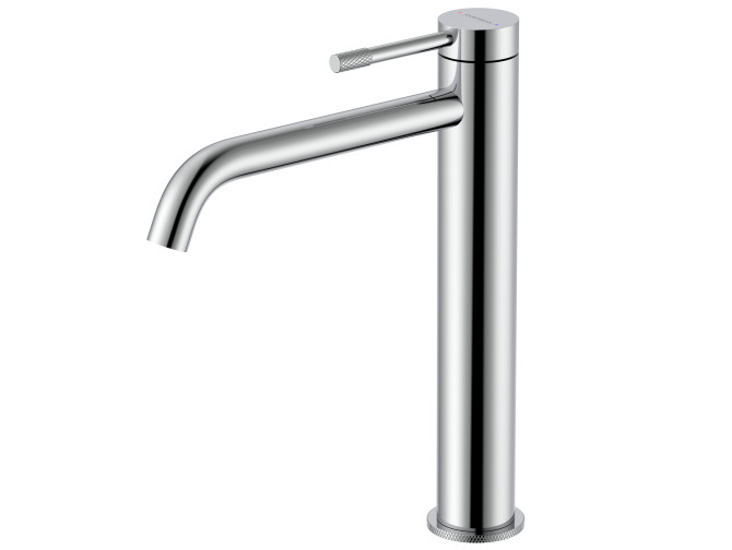Waschtischarmatur Oval LOKE Hoch Chrom
