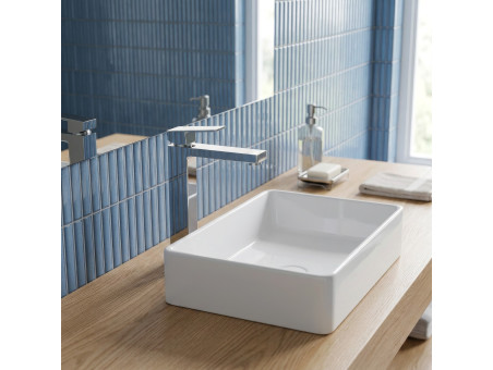 EVERSAN Waschtischarmatur Premium in Chrom – TORIN in hoher Ausführung aus Messing