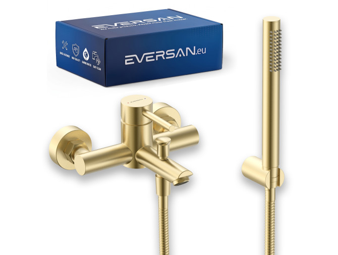 EVERSAN Wannenarmatur Premium in Gold...