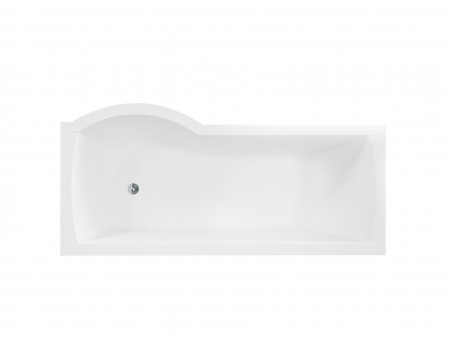 Badewanne Rechteck Inspiro 160x70 Rechts mit Glasabtrennung | Ablauf Viega & Füße GRATIS !