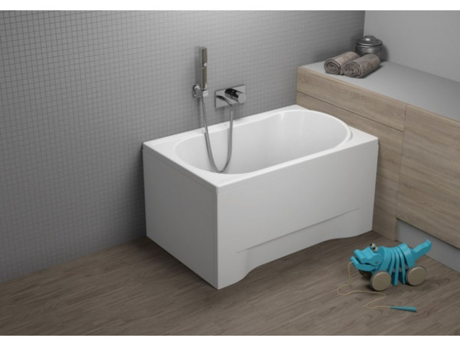 Badewanne Rechteck Mini 100x65 | Ablauf Viega & Füße GRATIS !