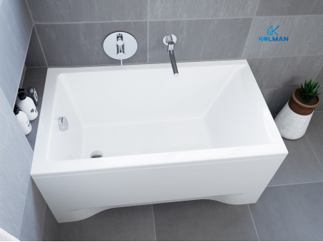 Badewanne Rechteck Capri 100x70 | Ablauf Viega & Füße GRATIS !