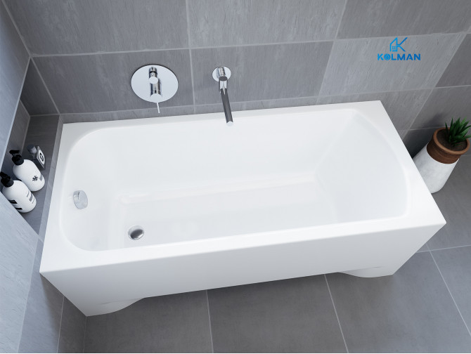 Badewanne Rechteck Classic 120x70 | Ablauf Viega & Füße GRATIS !