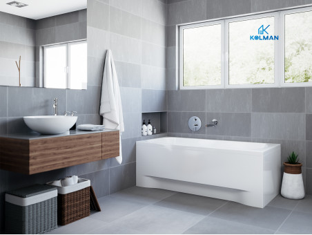 Badewanne Rechteck Classic 150x75 | Ablauf Viega & Füße GRATIS !
