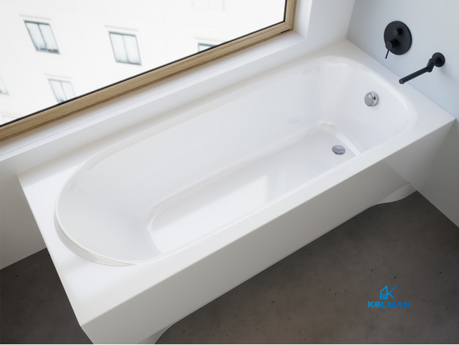 Badewanne Rechteck Medium 160x75 | Ablauf Viega & Füße GRATIS !