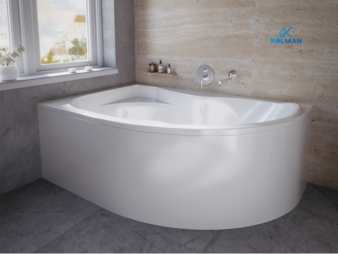 Badewanne Eckwanne Dora 170x110 Links | Ablauf Viega & Füße GRATIS !