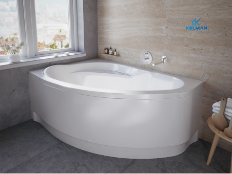 Badewanne Eckwanne Marea 150x100 Links | Ablauf Viega & Füße GRATIS !