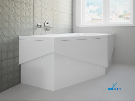 Badewanne Eckwanne Marika 140x80 Rechts | Ablauf Viega & Füße GRATIS !