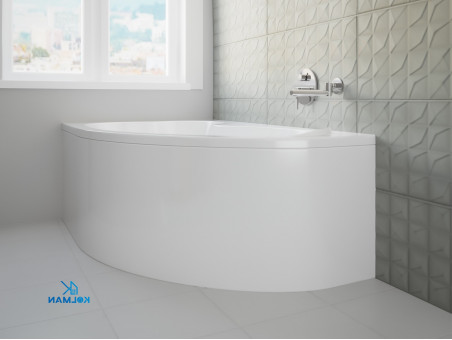 Badewanne Eckwanne Megaz 160x105 Links | Ablauf Viega & Füße GRATIS !