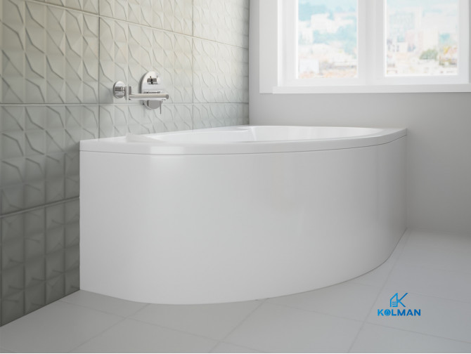Badewanne Eckwanne Megaz 160x105...