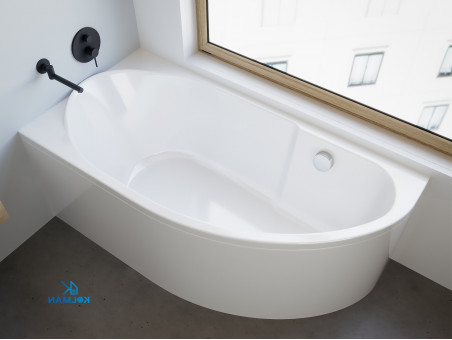 Badewanne Eckwanne Miki 140x70 Links | Ablauf Viega & Füße GRATIS !