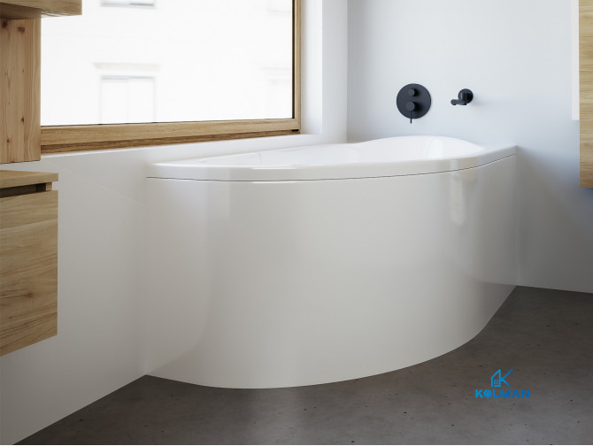 Badewanne Eckwanne Miki 140x70 Rechts...