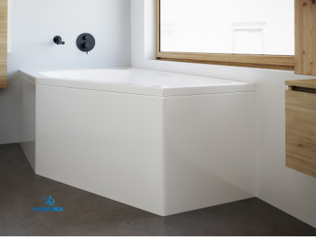 Badewanne Eckwanne Selena 160x90 Links | Ablauf Viega & Füße GRATIS !