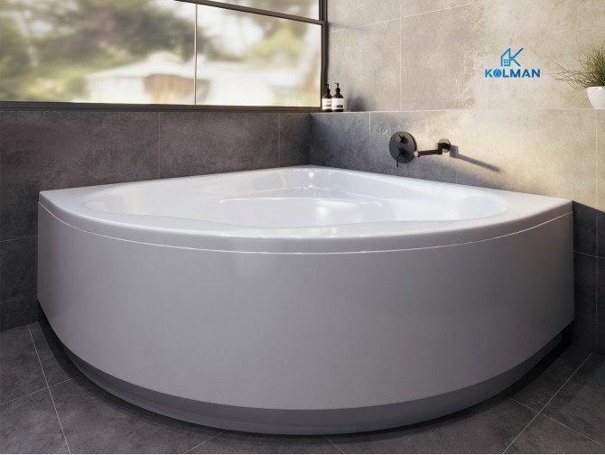 Badewanne Eckwanne STANDARDO 150x150 | Ablauf Viega & Füße GRATIS !