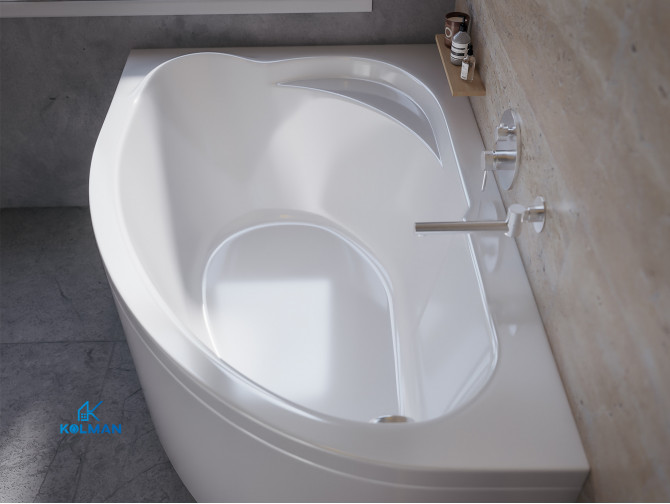 Badewanne Eckwanne STANDARDO 130x85...