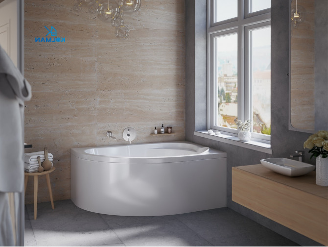 Badewanne Eckwanne STANDARDO 130x85... Badewanne Eckwanne STANDARDO 130x85...