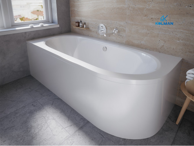 Badewanne Eckwanne Avita 150x75 Links | Ablauf Viega & Füße GRATIS !