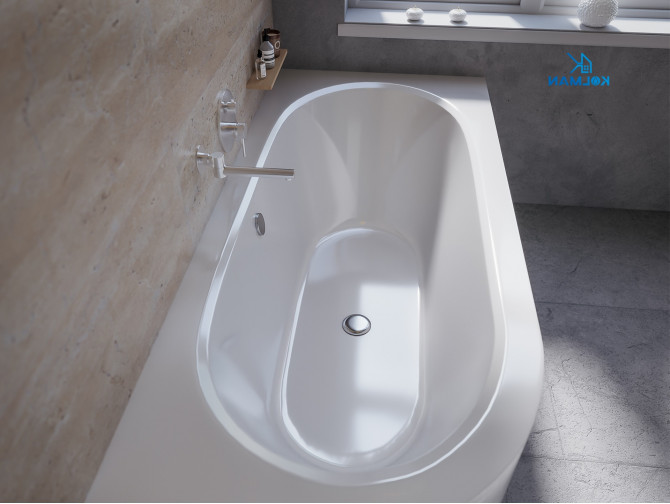 Badewanne Eckwanne Avita 180x80...