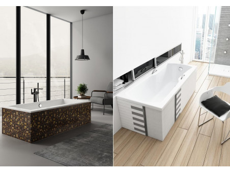 Badewanne Rechteck Classic 150x75 | Ablauf Viega & Füße GRATIS !