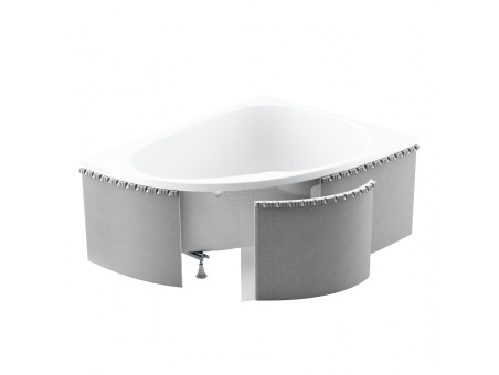 Badewanne Eckwanne Dora 170x110 Rechts | Ablauf Viega & Füße GRATIS !