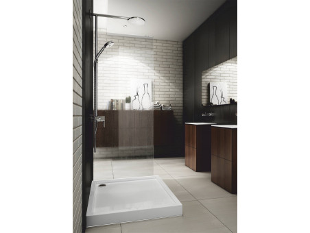 Duschwanne Viereck Competia New 90x90x12 | Ablaufgarnitur im SET !