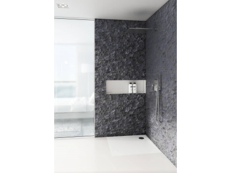 Duschwanne Viereck Etrusco 80x80 | Ablaufgarnitur im SET !