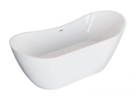 Freistehende Badewanne Abi 180x80 Weiß | Ablauf & Füße im SET!